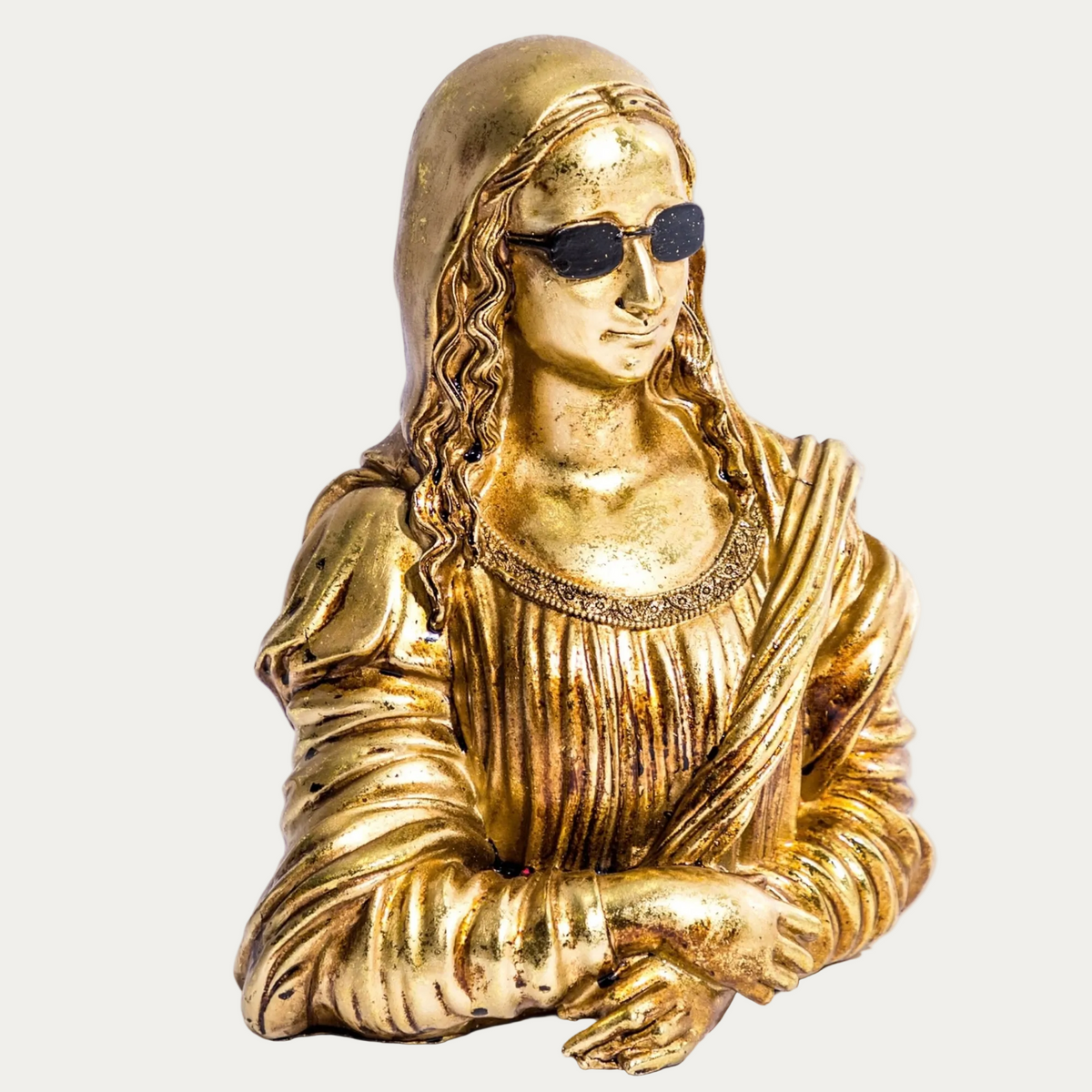 Antike goldene Maria Theresia Figur